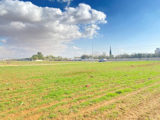 قطعة أرض مميزة للبيع في الطنيب قرب شارع المطار